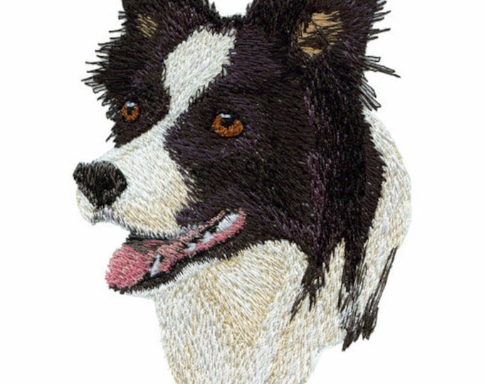 Border Collie Dog bath hand towel set custom embroidered personalized