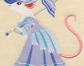 Fancy Mouse custom embroidered  hand towel set