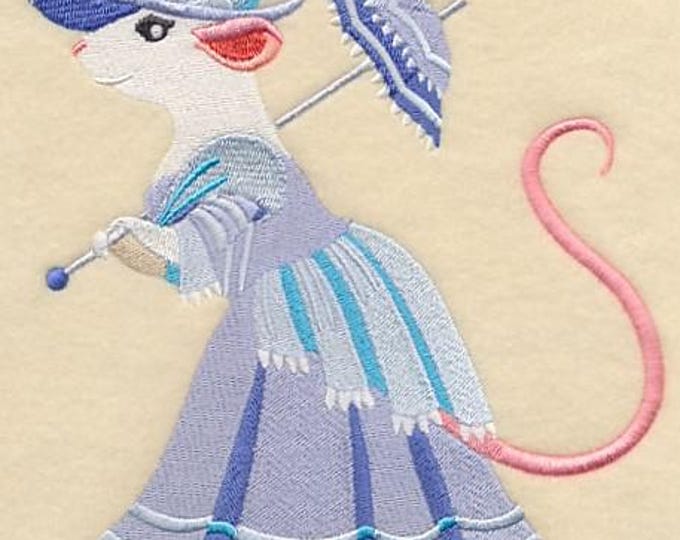 Fancy Mouse custom embroidered  hand towel set