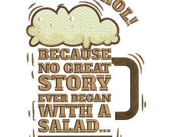 Beer Alcohol funny  custom embroidered  kitchen dish towel set