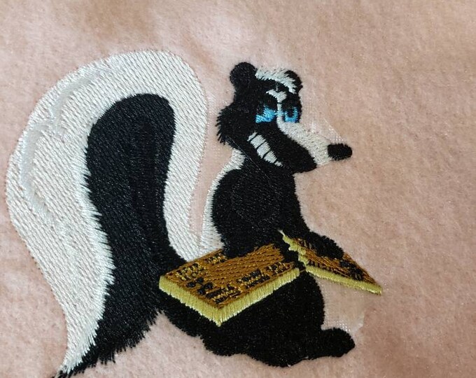 Cribbage game Skunk hand towel set custom embroidered