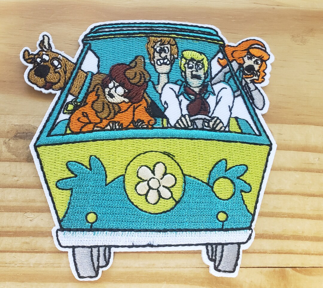 Mystery Machine Detective Dog Inspired Iron on Patch Custom Etsy