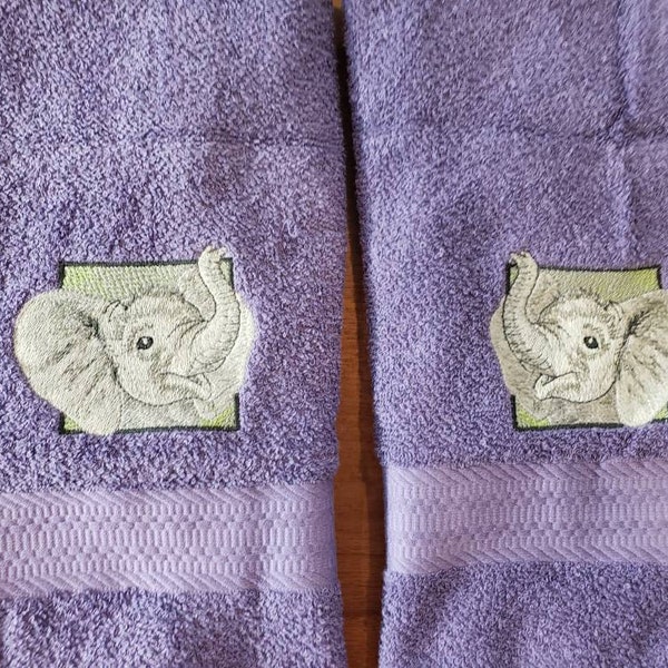 Elephant Bath Towel Etsy
