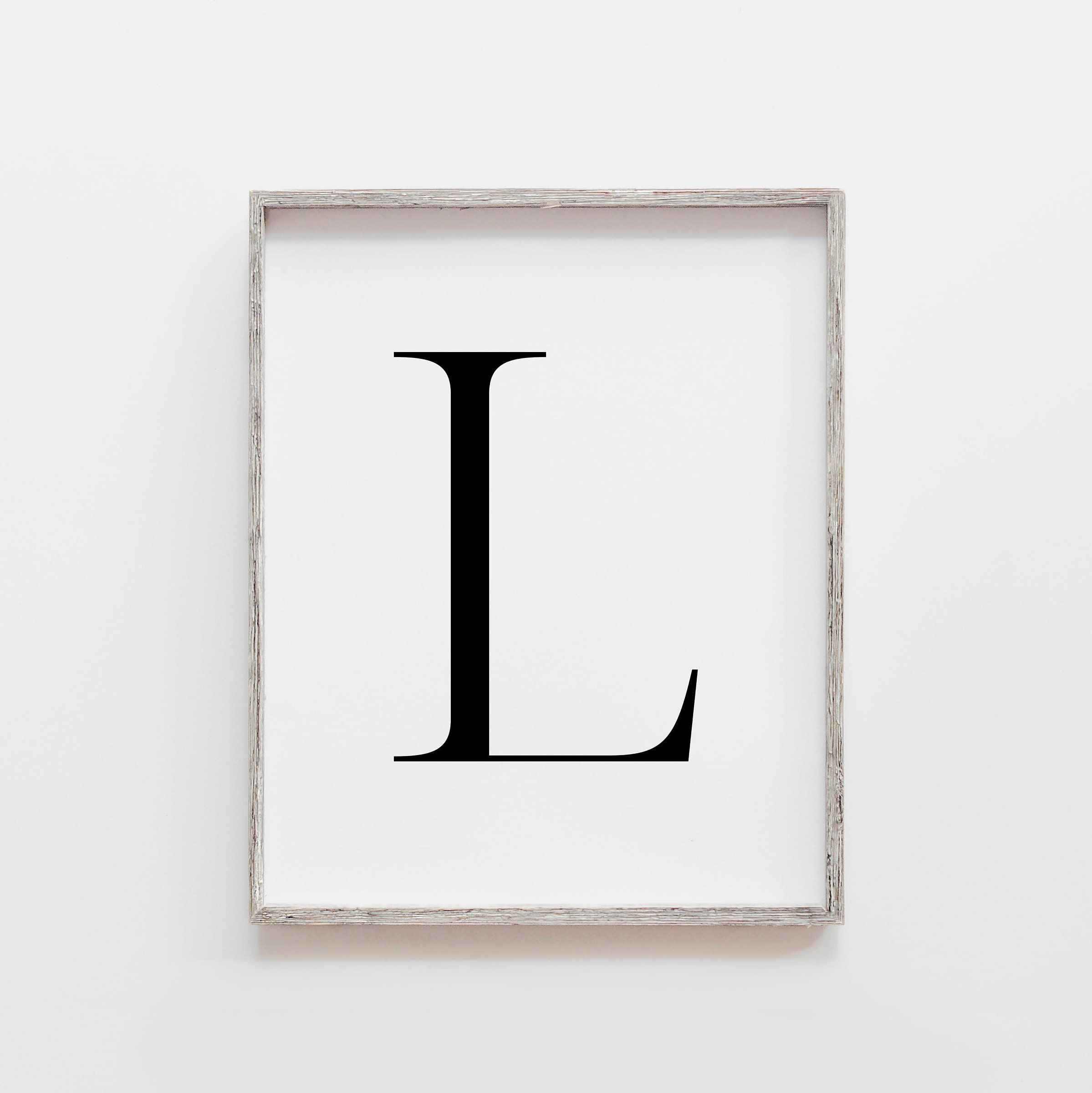 Letter L Wall Decor Letter L Print Letter L Poster Letter L Etsy