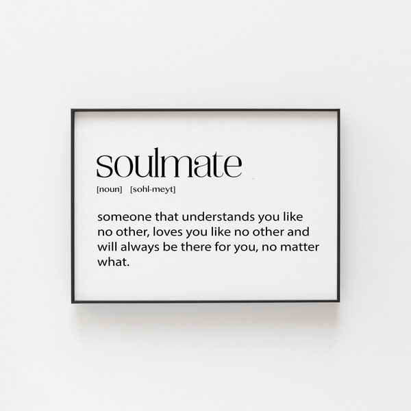 Soulmate Gift, Soulmate Birthday Gift, Best Friend Gift, Cheap Gift for Best Friend, Gift for Best Friend, Soulmate Birthday Gift, Bestie