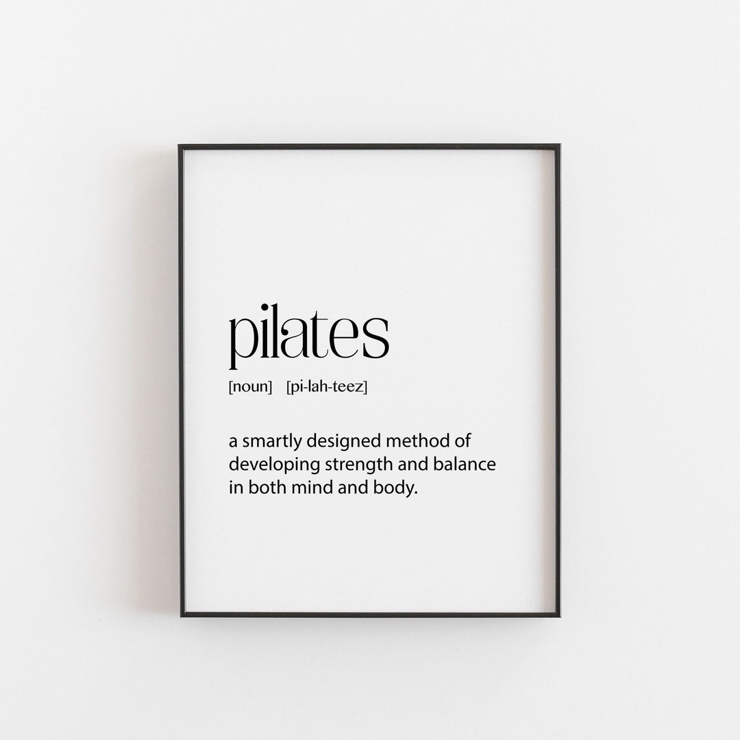 Pilates Print, Pilates Teacher Gift, Pilates Poster, Pilates Wall Art