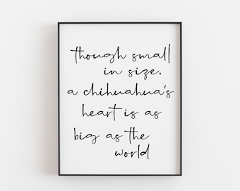 Chihuahua Print, Dog Pet Wall Art, Chihuahua Gift, Chihuahua Present, Chihuahua Décor, Chihuahua Art, Gift For Dog Lover, Dog Art Poster