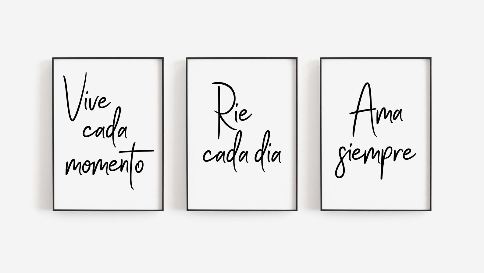 Spanish Wall Art Spanish Wall Art Spanish Quotes Set of 3 Etsy