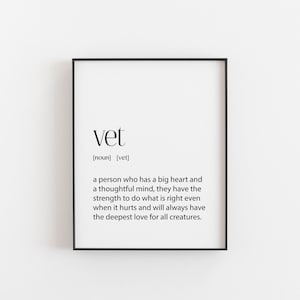 Veterinarian Gift, Vet Gift, Veterinary Decor, Downloadable Art, Vet Student, Vet Love, Vet Office Decor, Vet Graduation Gift, Veterinarian