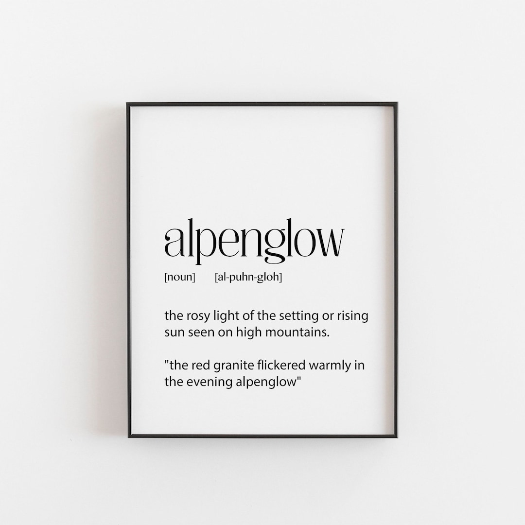 Skiing Gift, Alpenglow Definition, Skiing Gifts Ideas, Snowboard and Skiing Words, Ski Themed
