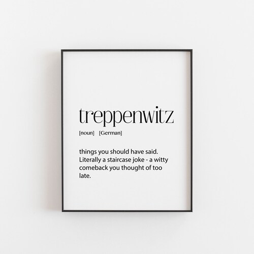 Buy German Wall Art Treppenwitz Definition Funny Quote German Online in India - Etsy Buy German Wall Art Treppenwitz Definition Funny Quote German Online in India - Etsy