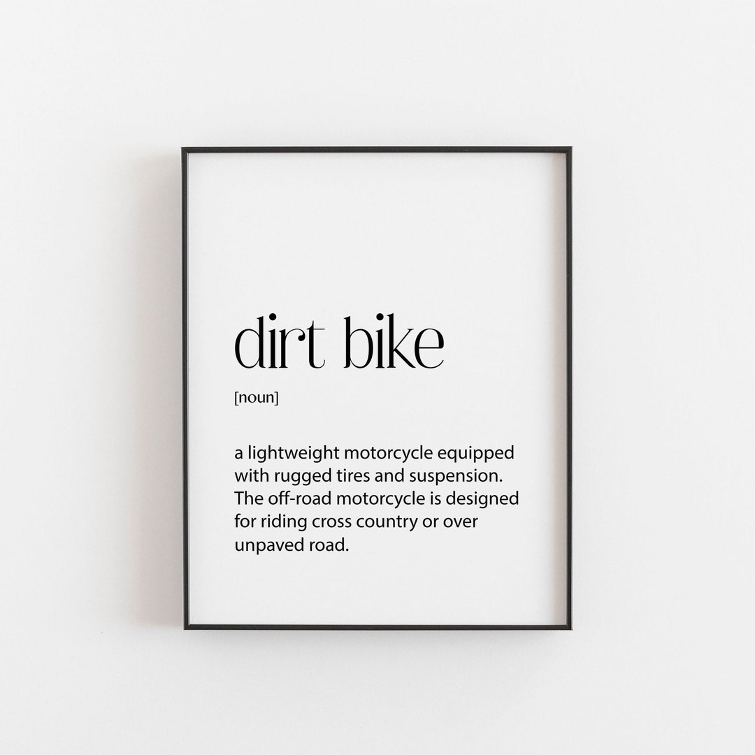 Wall Art Prints Dirt Bike Definition Motocross Lover Decor Printable wall-art-prints-dirt-bike-definition-motocross-lover-decor-printable