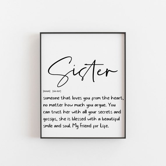 Buy Sister Gifts Birthday Gifts from Sister, Friends, Brother