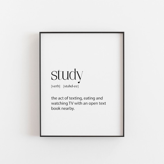 Teen Room Decor Study Definition Teen Bedroom Decor Teen Etsy