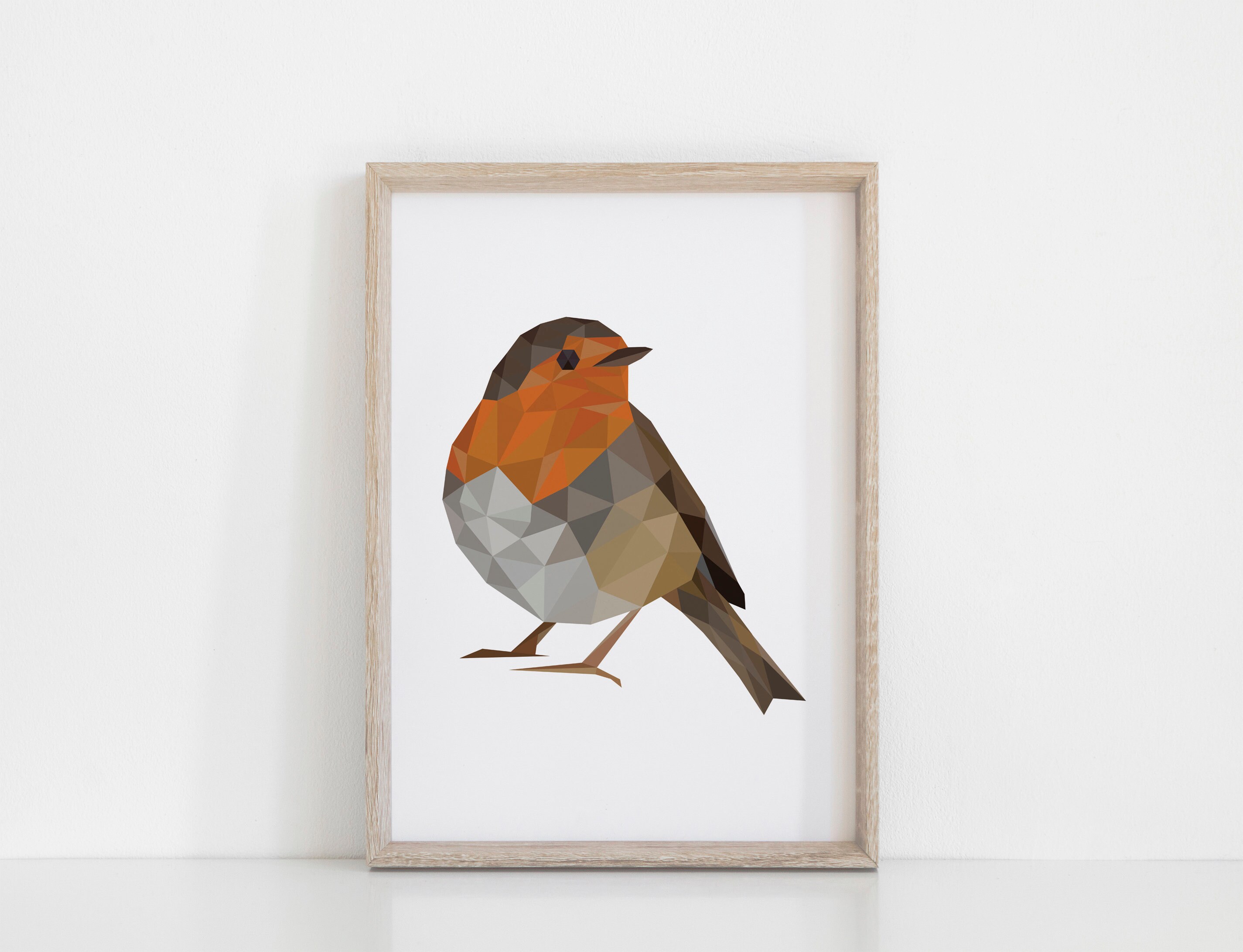 Robin Print Robin Poster Robin Wall Art Robin Christmas Etsy UK