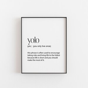 YOLO: You only live once (so get a better motto), The Independent