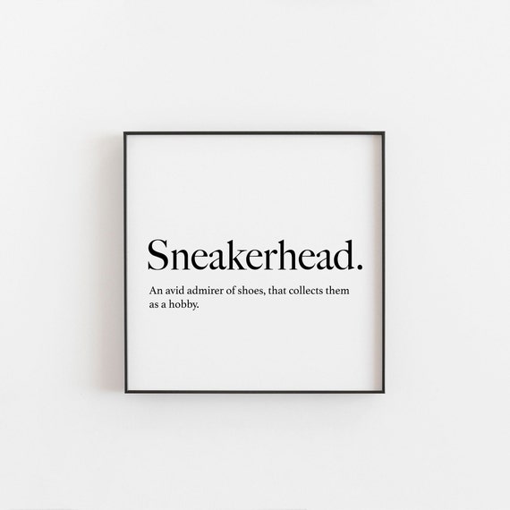 sneakerhead wall art