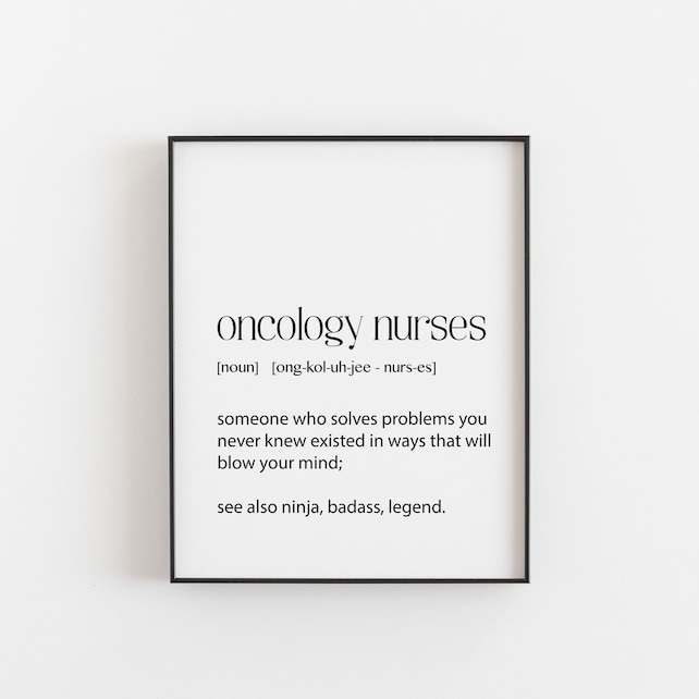 Oncology Nurse Quote - Etsy