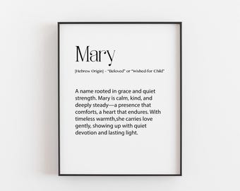 Mary Name SVG PNG Custom Name Clipart Svg Png Image Gold Name Girl