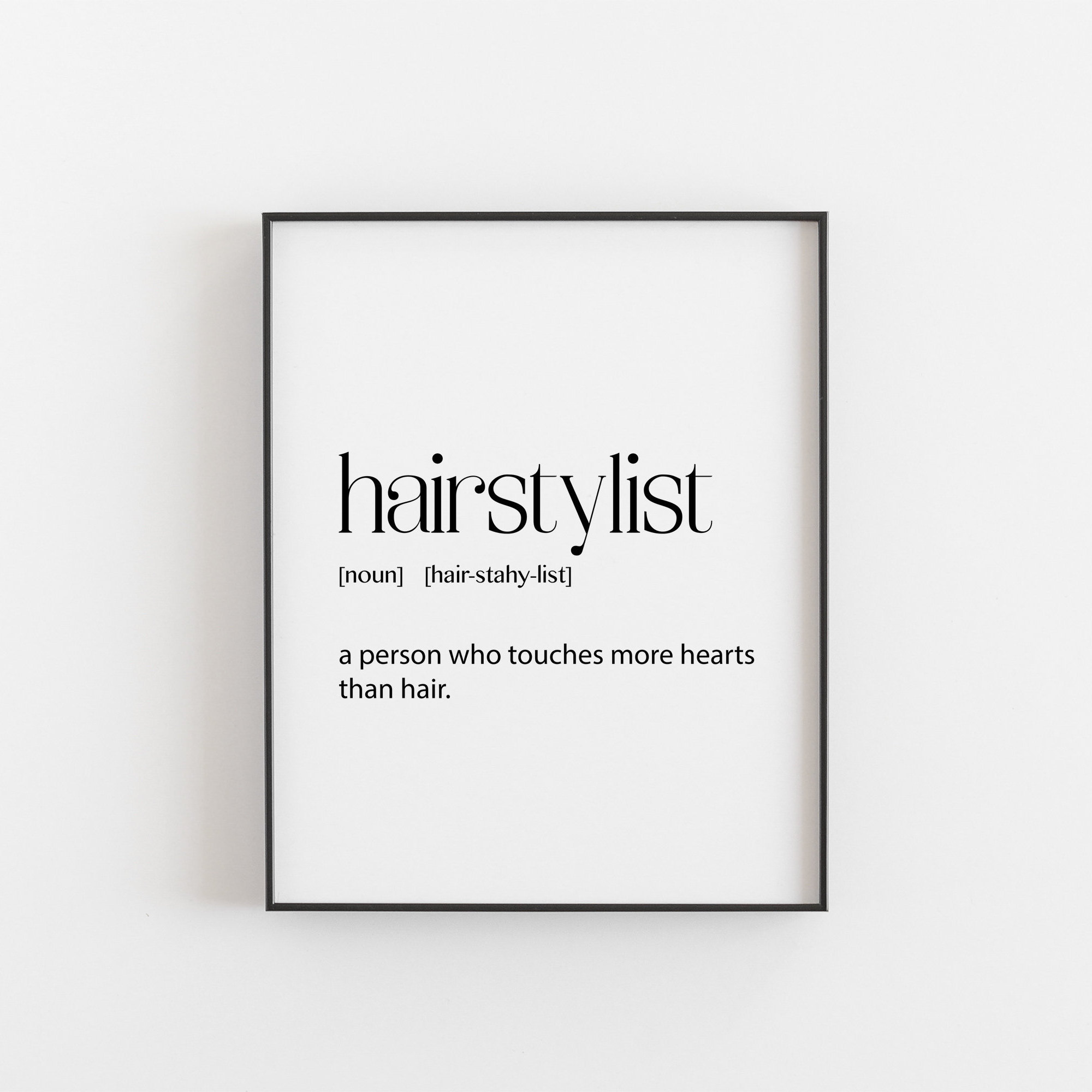 Hairstylist Gift Hairstylist Definition Hairstylist Gifts Etsy