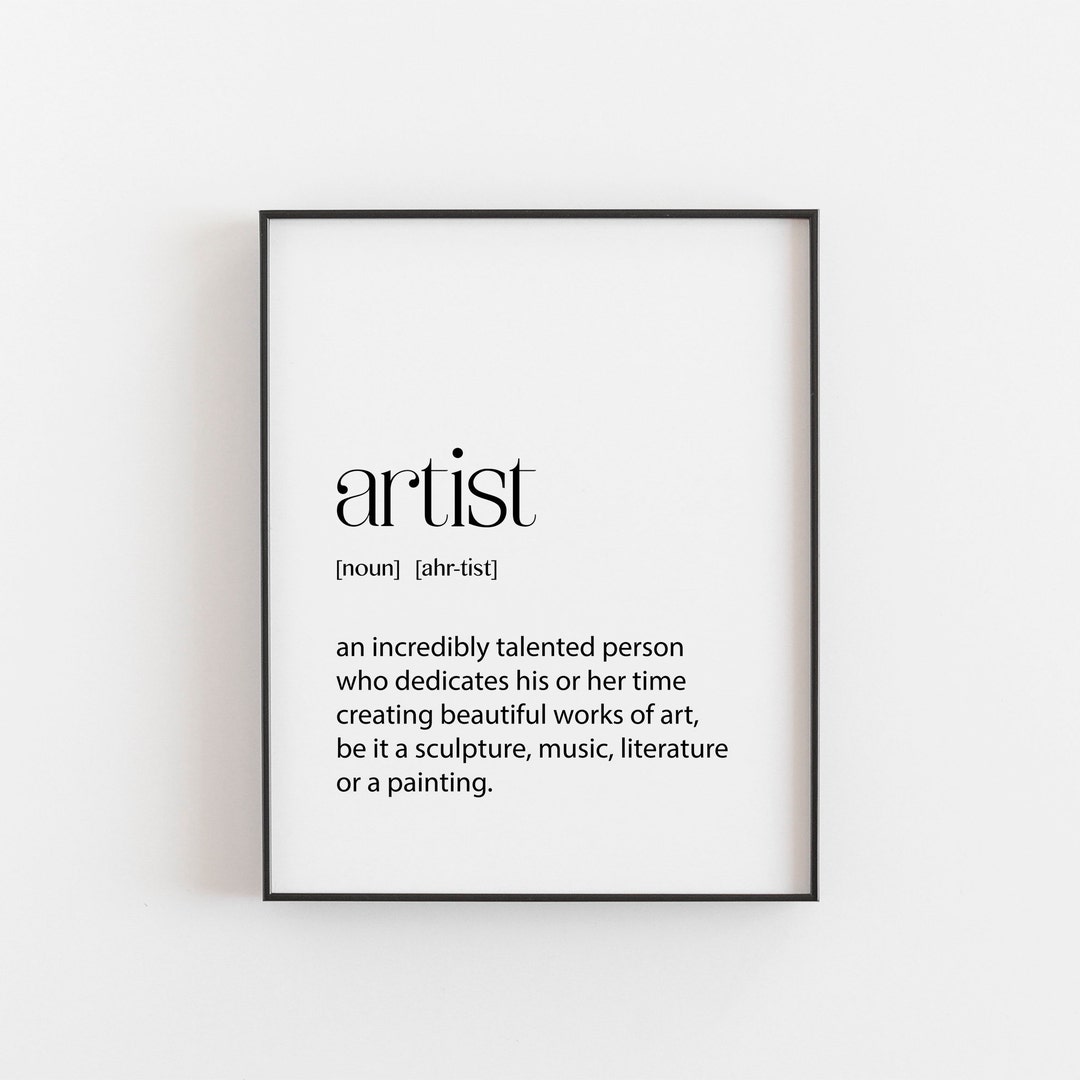 Artist Gift, Artist Definition, Musician Gift, Writer Gift, Painter ...
