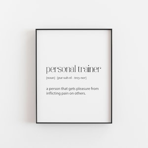 Personal Trainer, Personal Trainer Gift, PT Gift, Fitness Instructor Gift, Personal Trainer Gifts for Men, Personal Trainer Gifts for Women