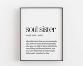 Sister Definition Print Printable Tamil Wall Art Decor -  Denmark