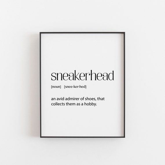 sneakerhead wall art