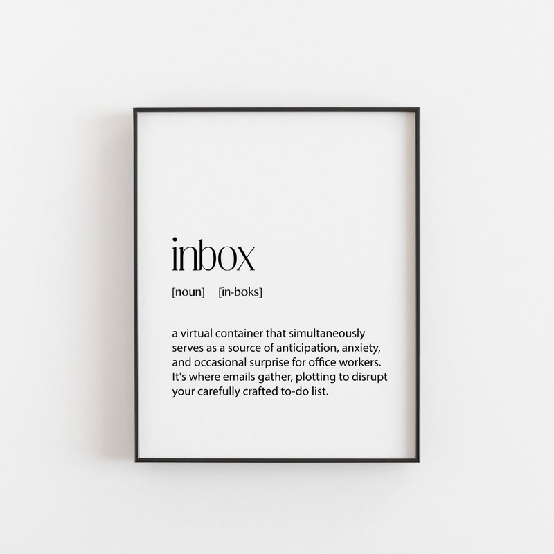 Custom Inbox. Sign Inbox Office Sign - Etsy