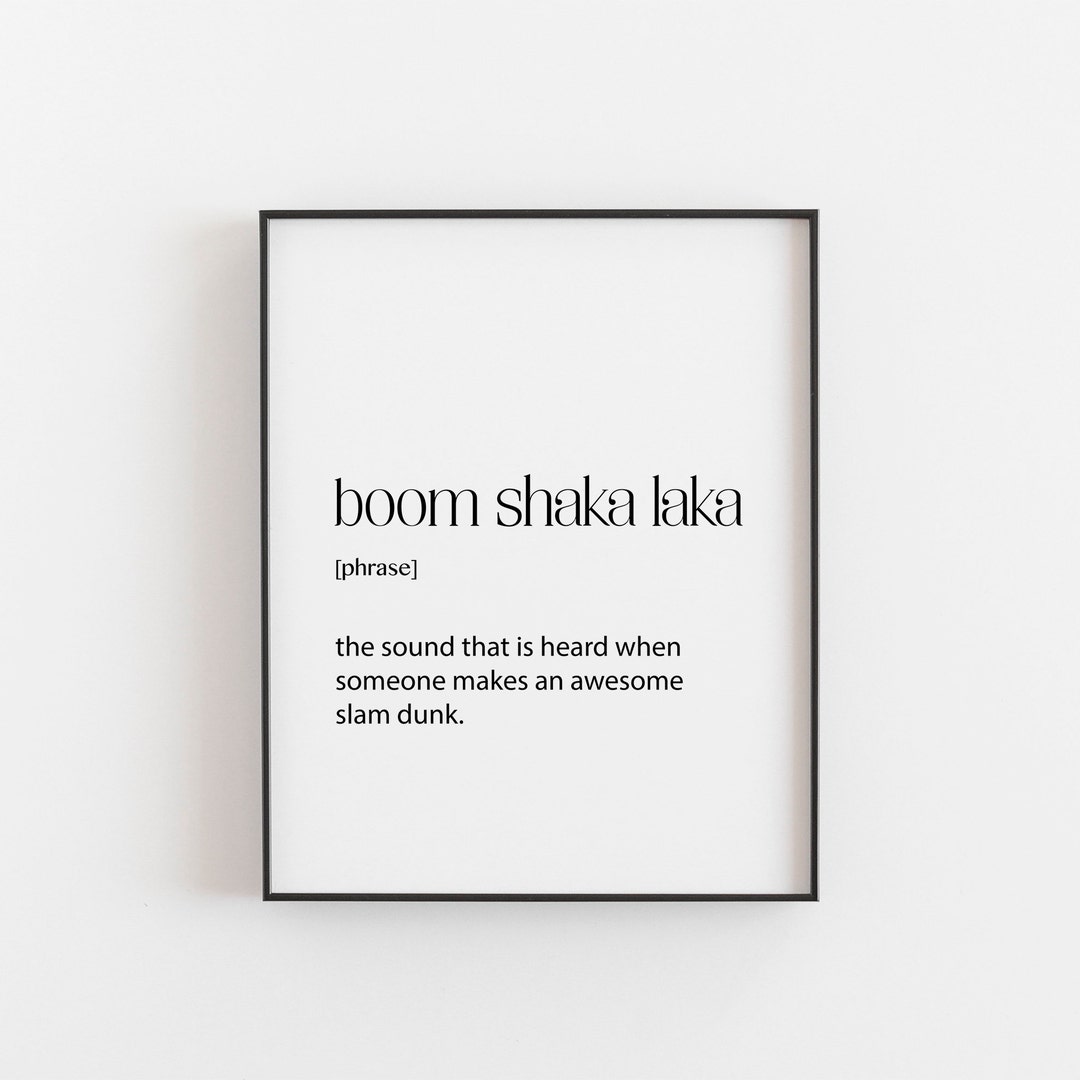 Boom Shaka Laka, Basketball Gifts, Basketball Party Decorations ...