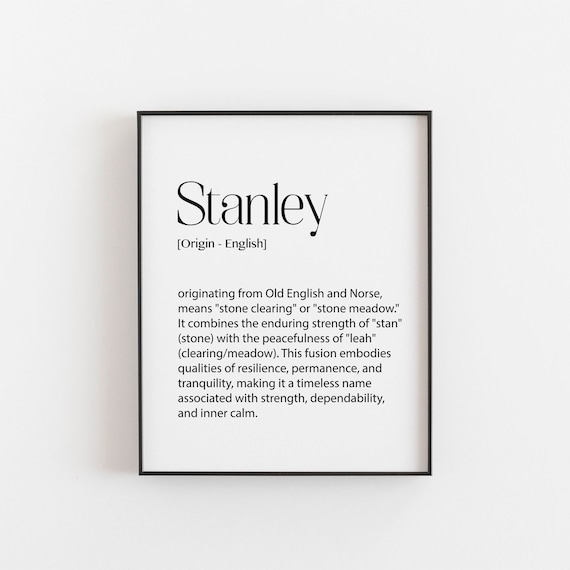 Stanley Name Meaning new Print English Origin