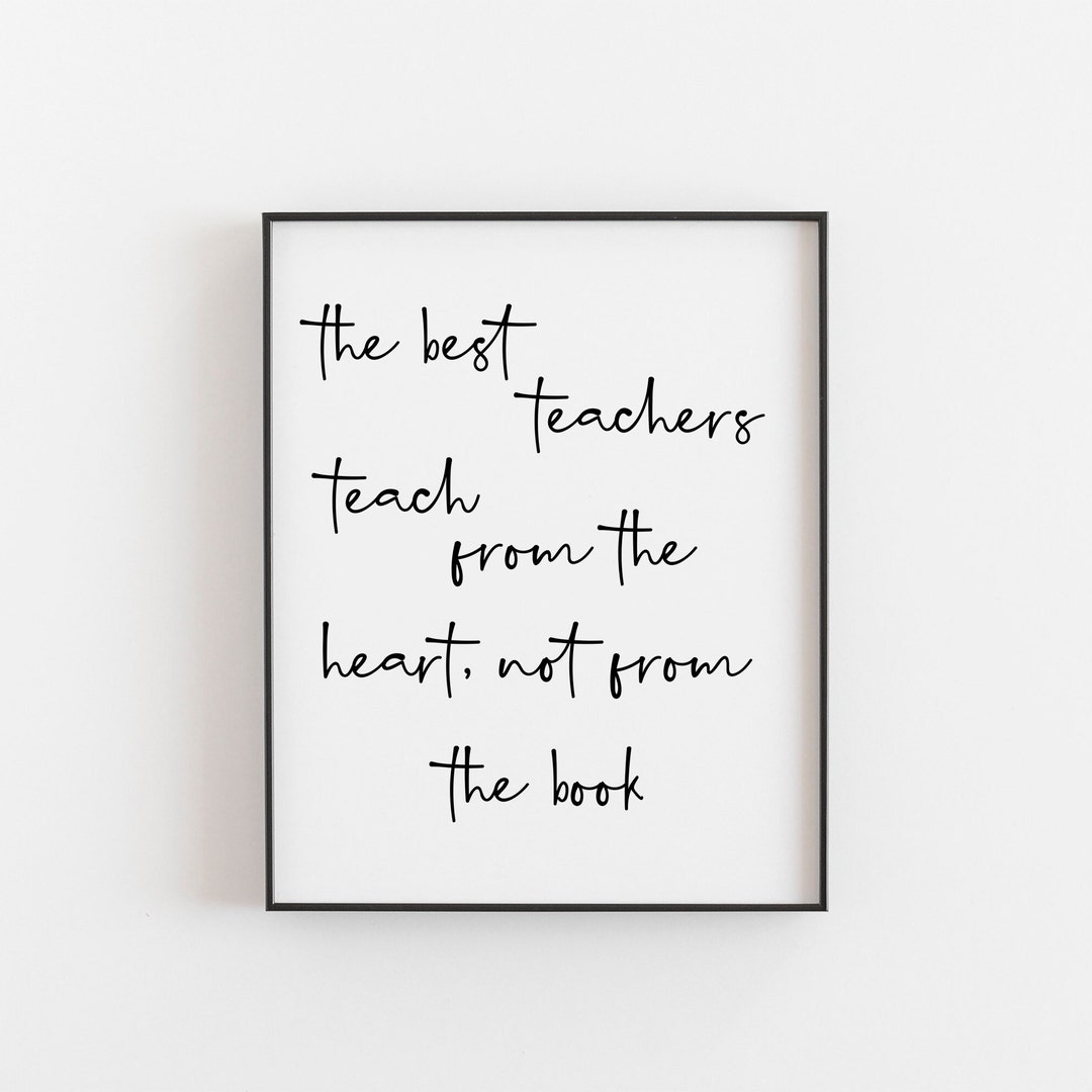 Teaching From the Heart | Meaningful Gift for Educators - Inspirational ...