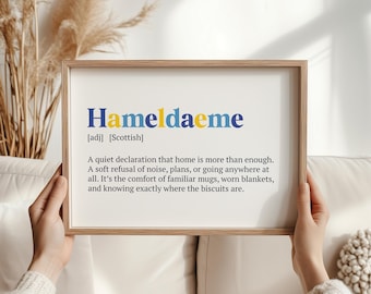 Scottish Word Prints