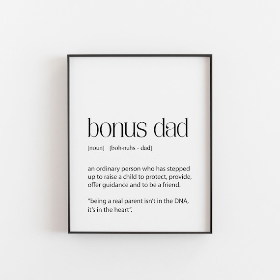 Funny Definition About Bonus Dad - Best Gift For Stepdad Funny Definition About Bonus Dad - Best Gift For Stepdad