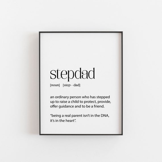 Stepdad Definition Stepdad Gift Step 
