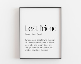 Best Friend Gift, Best Friend Birthday Gift, Best Friend Christmas Gift, Best Friend Gifts, Best Friend Definition, Best Friend Birthday