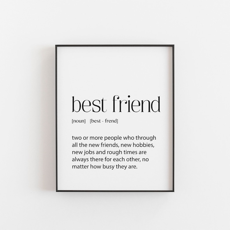 Best Friend Gift Best Friend Birthday Gift Best Friend Etsy