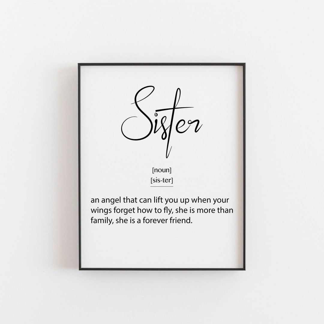 Sister Gift Sister Birthday Gift Sister Christmas Gift - Etsy UK