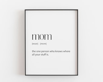 Mom Gift, Mom Birthday Gift, Mothers Day Gift, Mom Birthday Present, Mom Gift Idea, Gift for Mom, Mom Christmas Gift, Mom Gift from Daughter