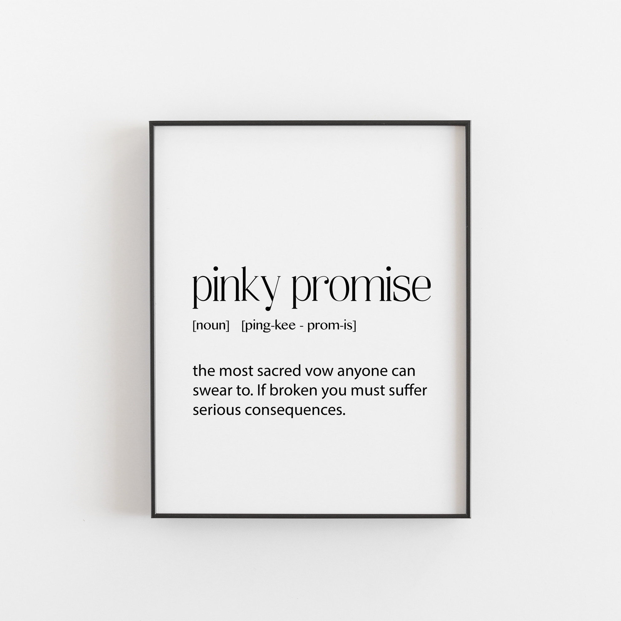 Pinky promise store ring meaning