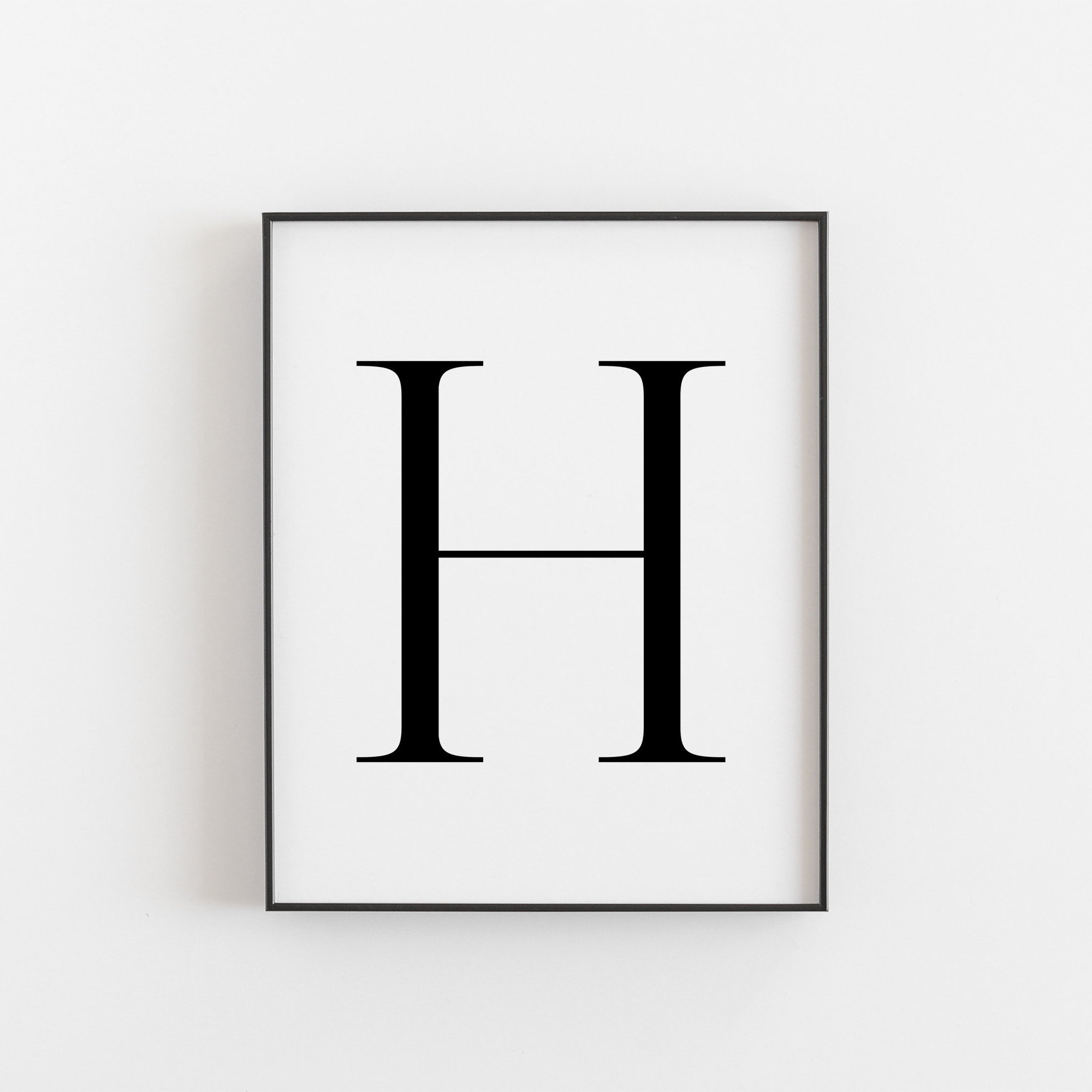 Decorative Letter H