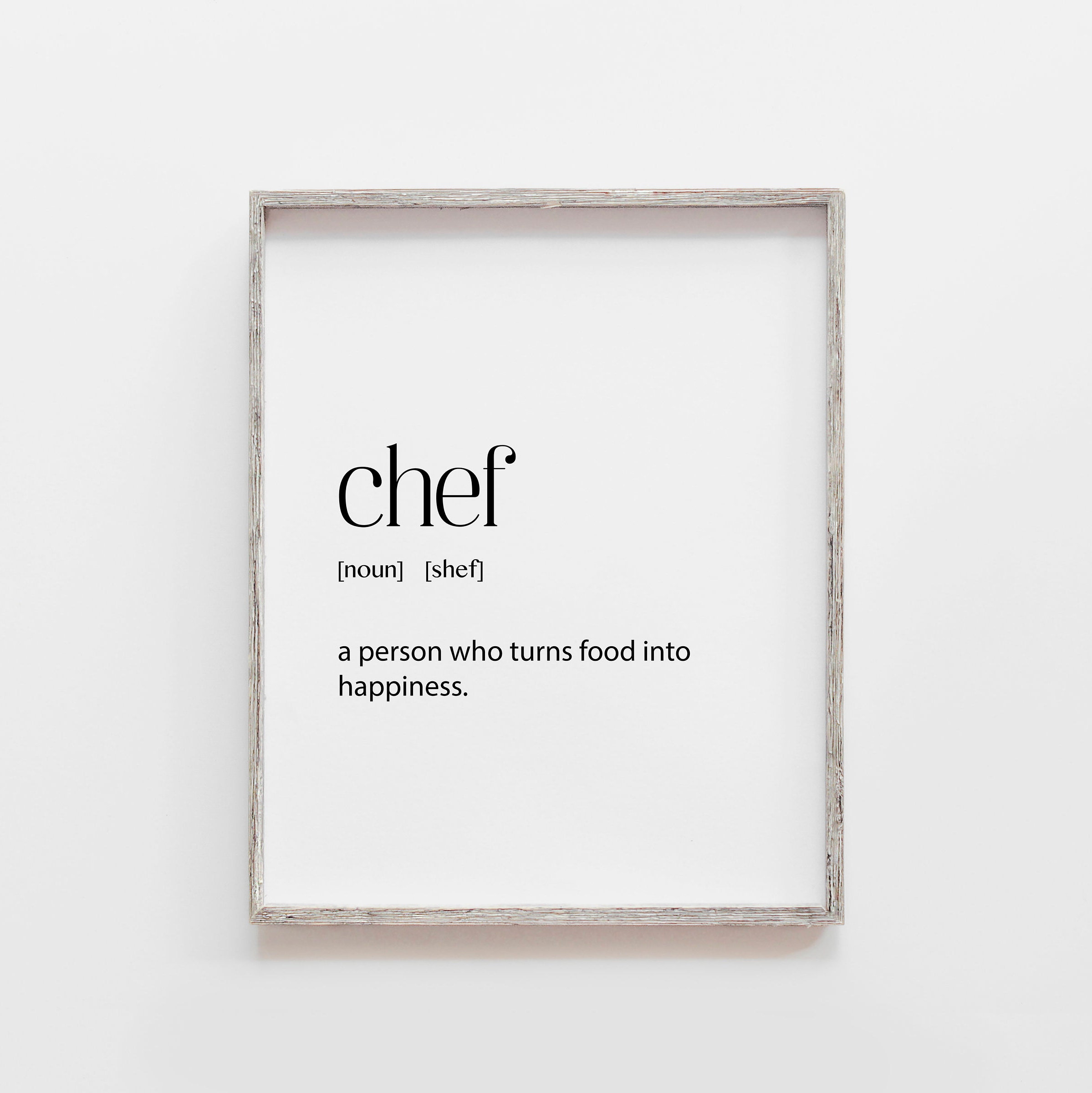 Chef Gift Chef Birthday Gift Chef Definition Aspiring Chef Etsy UK