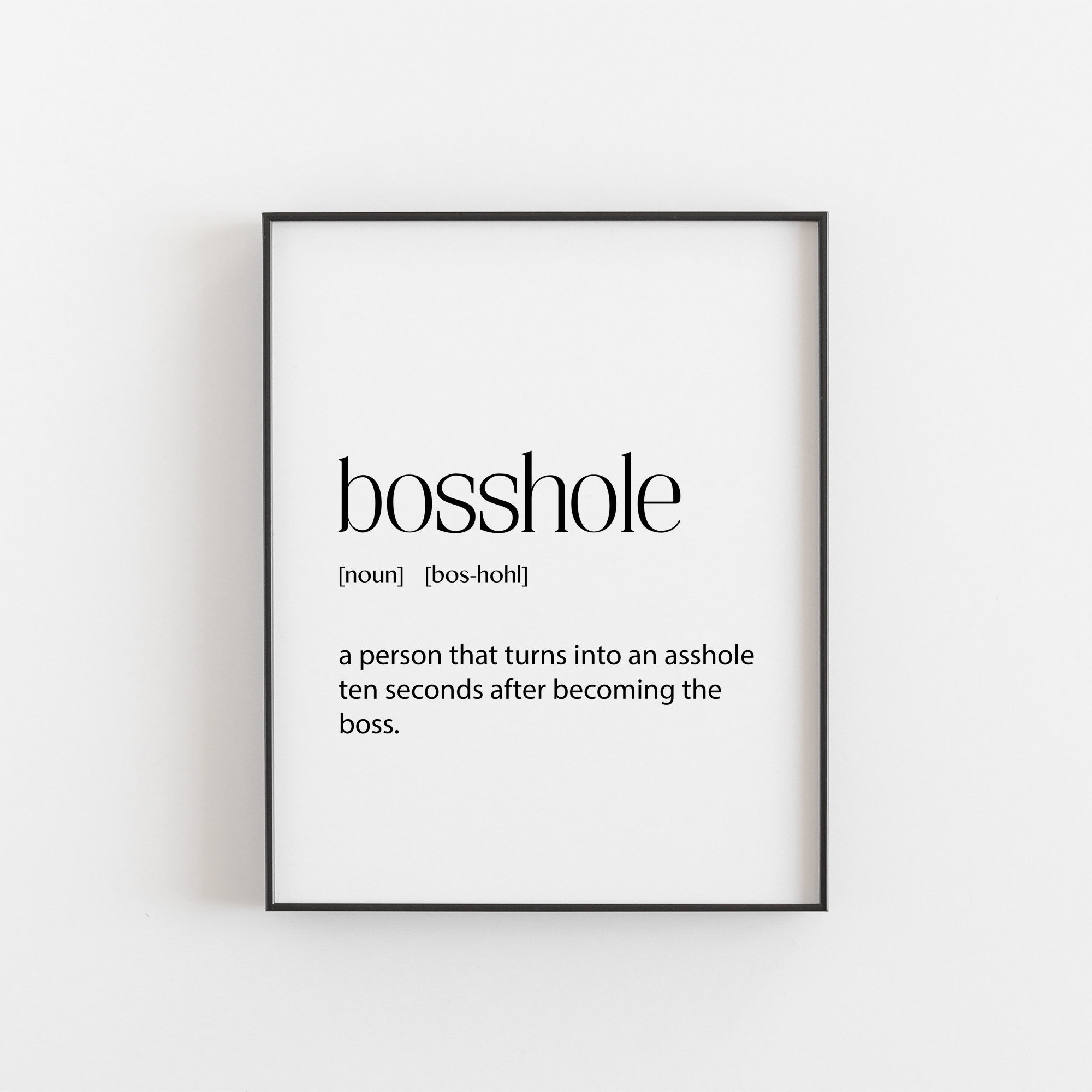 Boss Gift Funny Boss Gift Boss Definition Boss Gift for Etsy UK