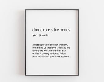 Scottish Word Prints
