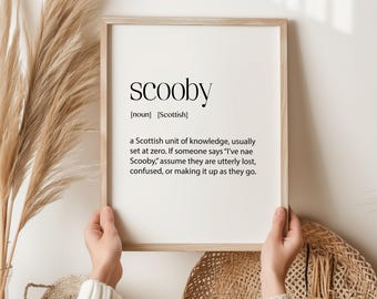 Scottish Word Prints