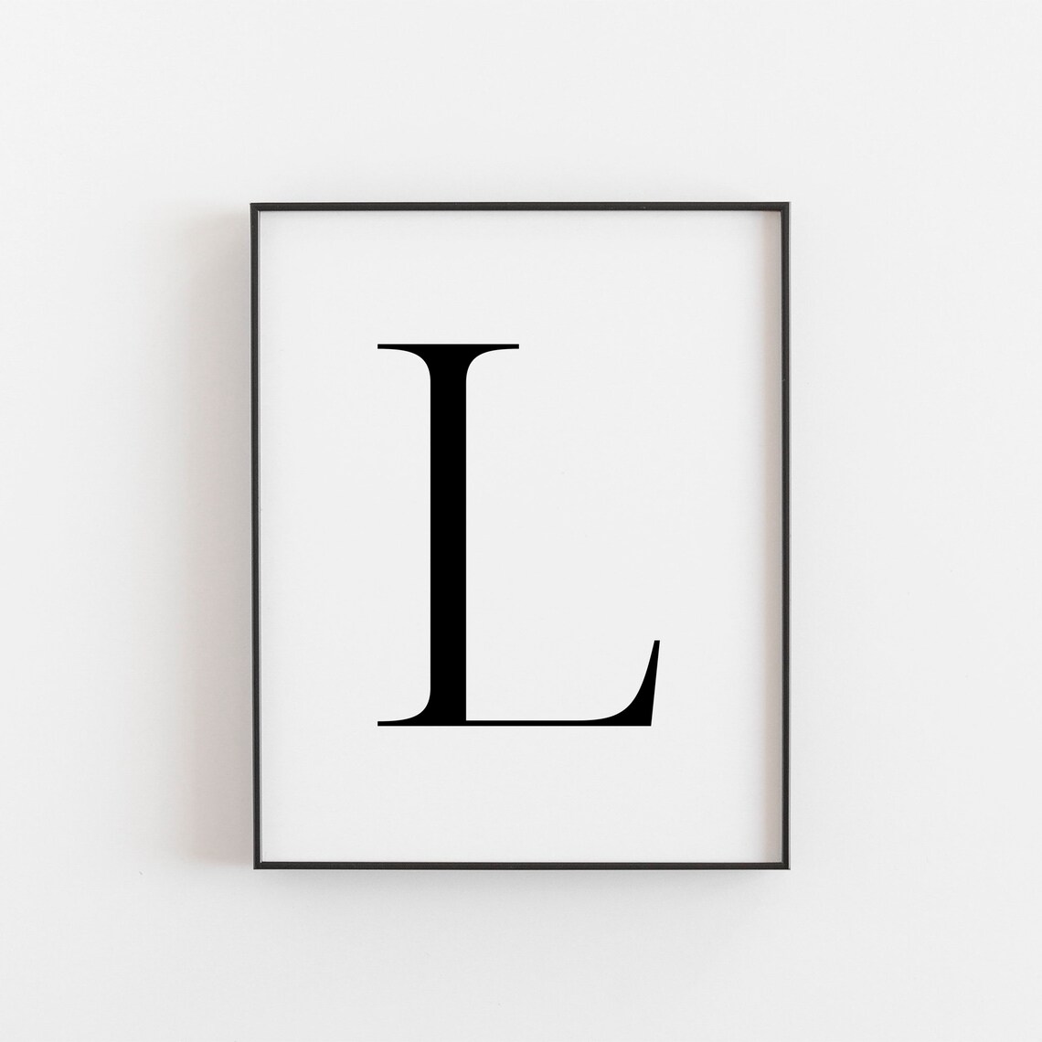Letter L Wall Decor Letter L Print Letter L Poster Letter L Etsy