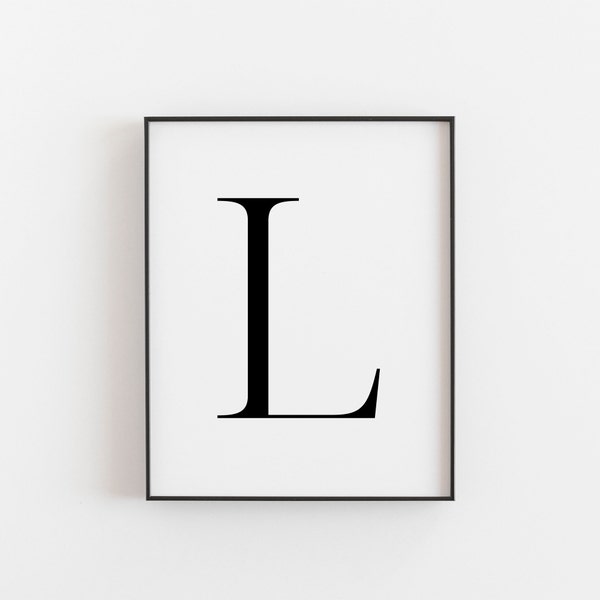 Wooden Letter L - Etsy