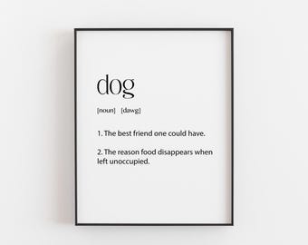 Lustiger Hund - Geschenk für Hundeliebhaber, lustiges Wohnaccessoire, Geschenk für Hundeliebhaber, originelles Wohnaccessoire, Dekoration für Hundeliebhaber