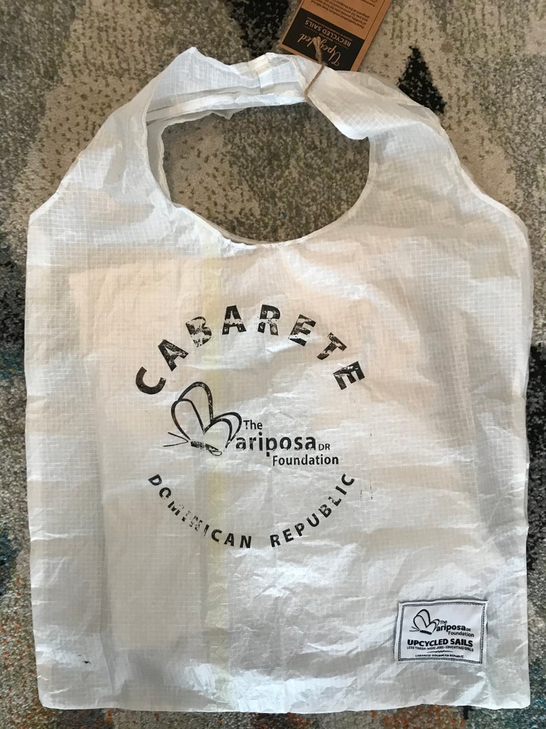 Upcycled Sail Shopping Bag