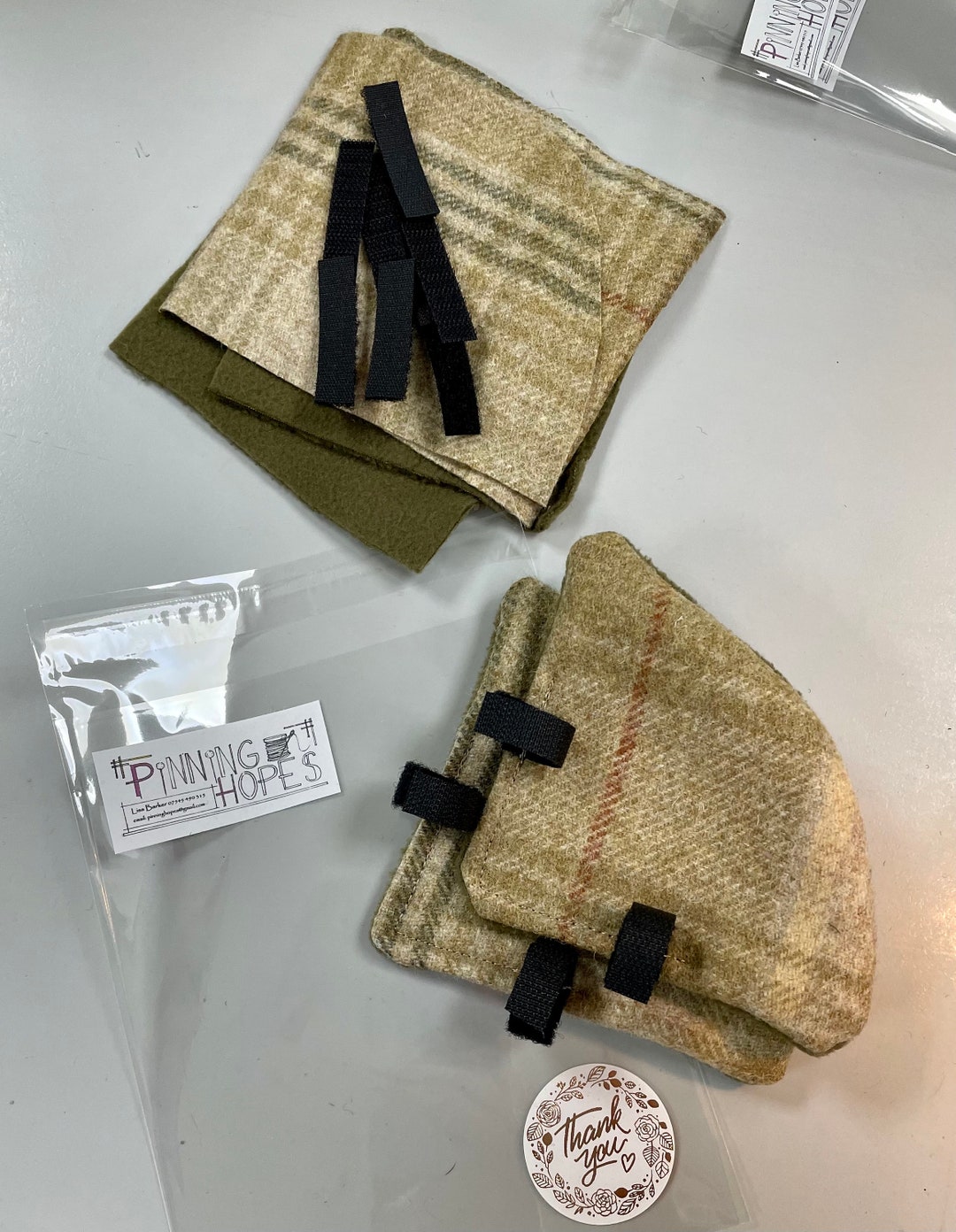 Equestrian Tweed Helmet Ear Warmers Etsy